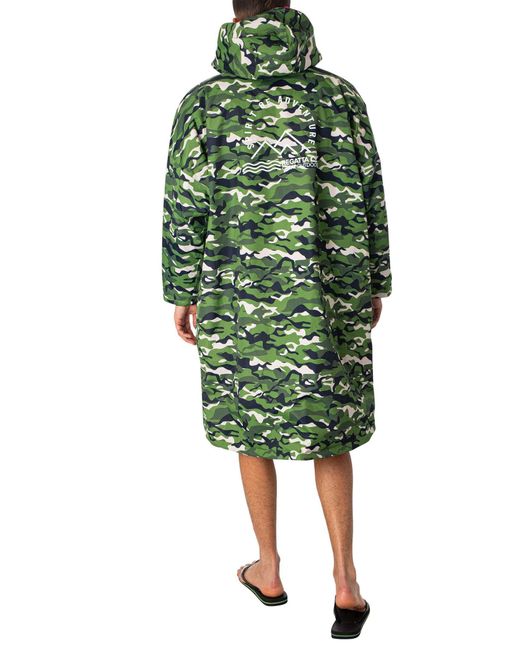 Regatta Green Waterproof Changing Robe for men