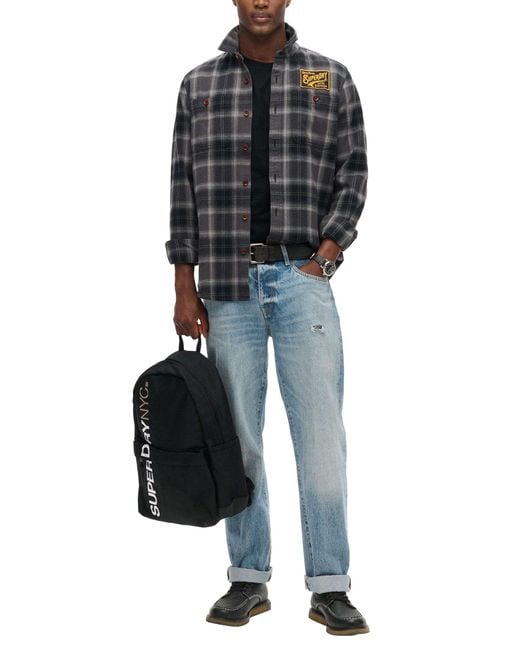 Superdry Black Nyc 18l Montana Backpack for men