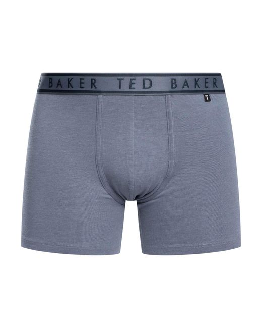 Ted Baker Blue 3 Pack Boxer Briefs for men