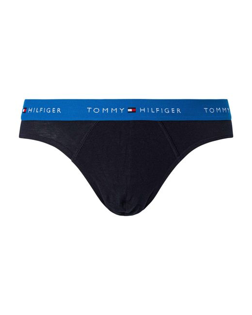 Tommy Hilfiger Blue 5 Pack Signature Cotton Essentials Briefs for men