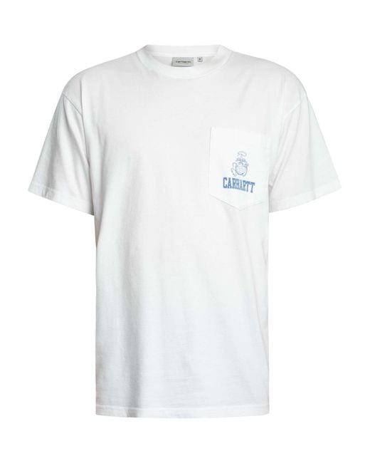 Carhartt White Pond Corps Pocket T-shirt for men