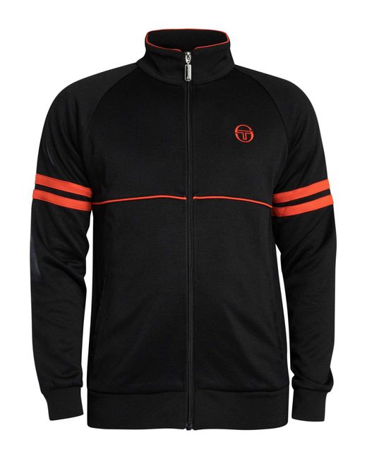 Sergio Tacchini Black Orion Track Jacket for men