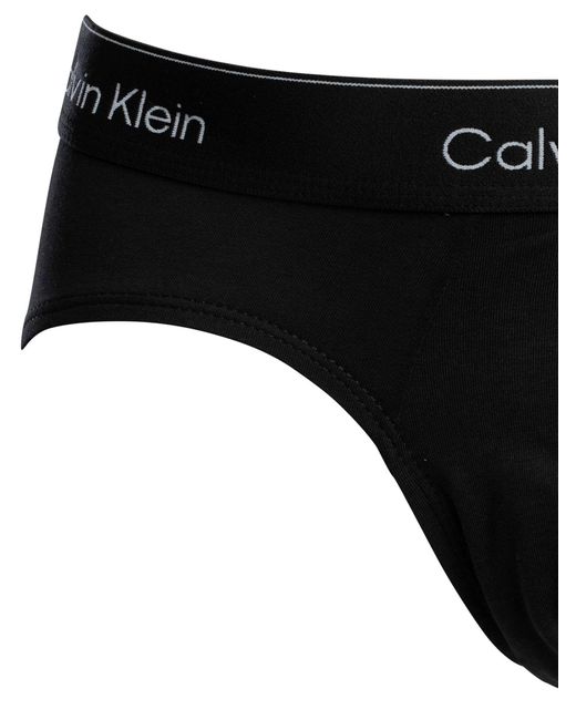 Calvin Klein Black 3 Pack Icon Hip Briefs for men