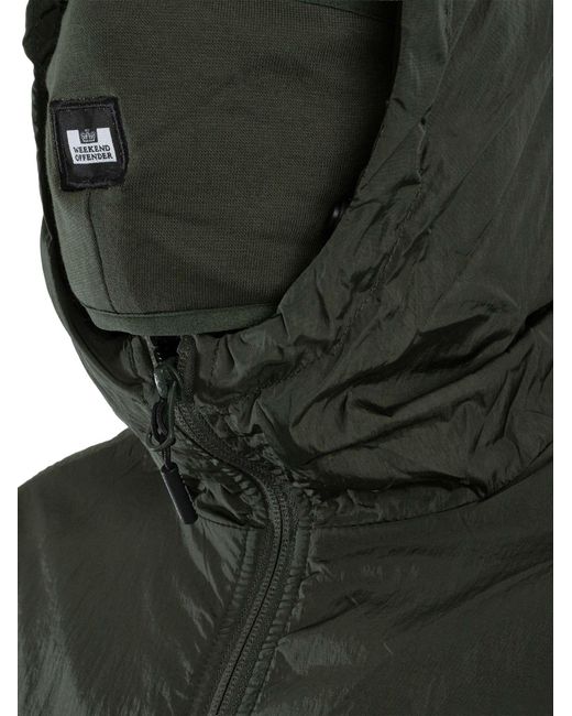 Weekend Offender Gray Technician Face Mask Jacket for men