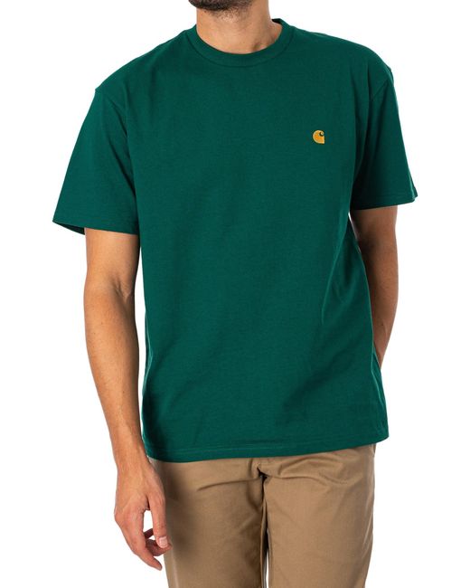 Carhartt Green Chase T-shirt for men