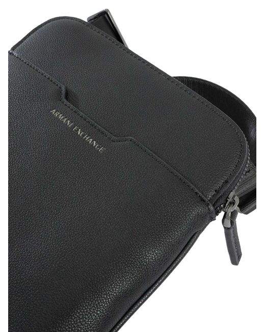 ARMANI EXCHANGE Blue Branded Square Crossbody Bag for men