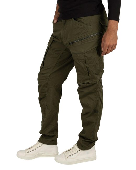 dark green cargos