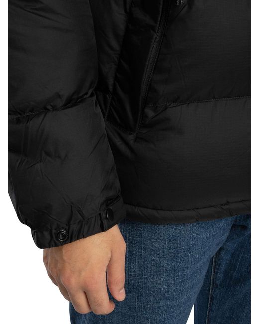 Superdry Black Hooded Tech Padded Jacket for men