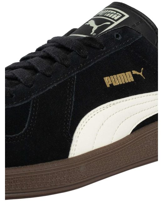 PUMA Black Army Suede Trainers for men