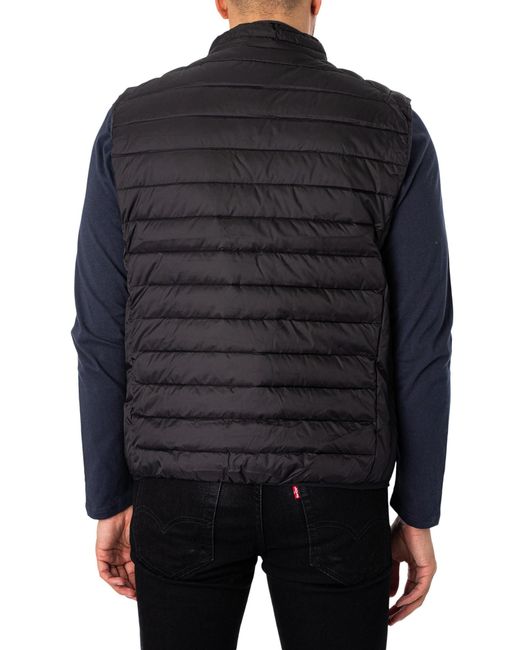 Ellesse Black Bardy Gilet for men