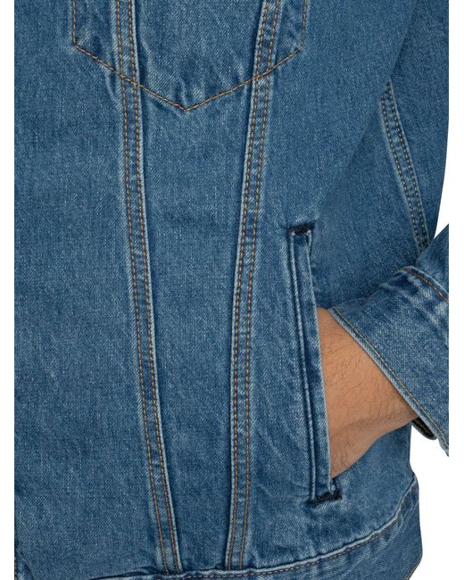 Levi's Blue The Trucker Jacket for men