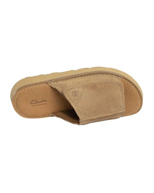 Clarks Multicolor Solsbury Suede Sliders for men