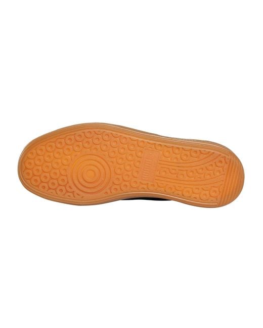 PUMA Blue Palermo Leather Trainers for men