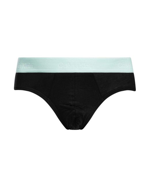 Calvin Klein Black 3 Pack Hip Briefs for men