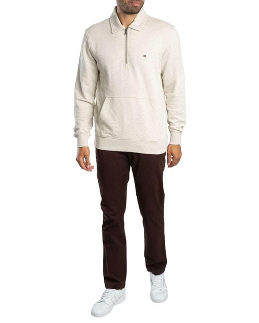 Tommy Hilfiger Black Core Denton Essential Twill Chino Trousers for men