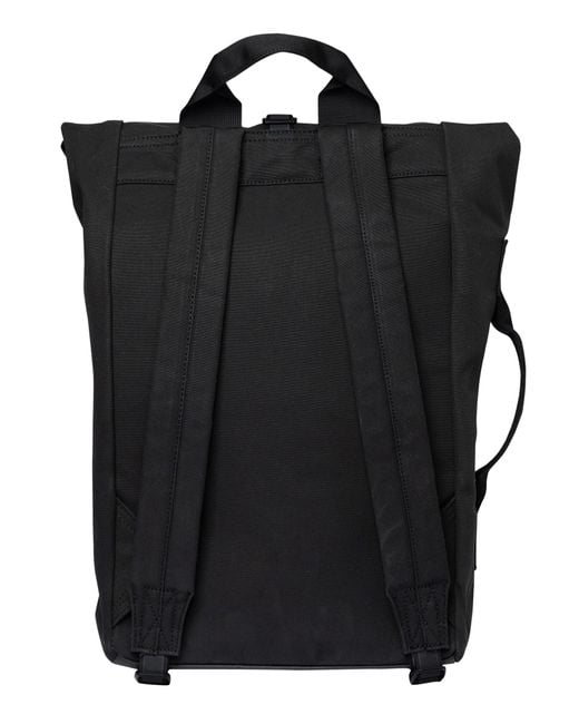 Sandqvist Black Dante Vegan Backpack for men