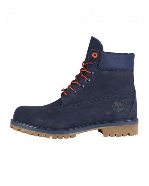 timberland navy nubuck boots