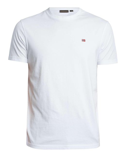 Napapijri White Salis Regular T-shirt for men