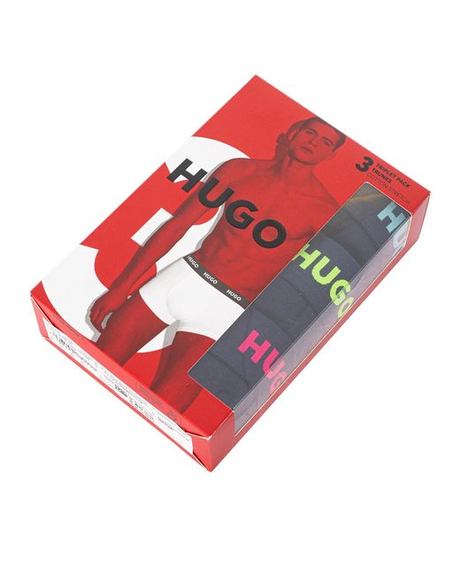 HUGO Blue 3 Pack Trunks for men