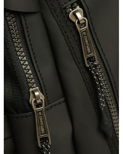 Superdry Black 21L Tarp Backpack for men