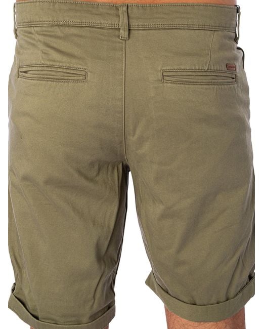Jack & Jones Green Bowie Chino Shorts for men
