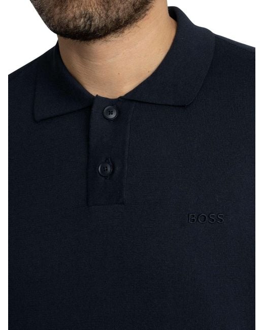 Boss Blue Asac Polo Shirt for men