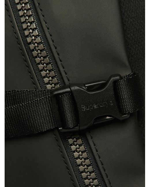 Superdry Black 21l Tarp Backpack for men