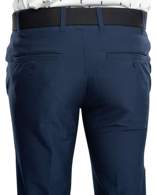 Lacoste Blue Slim Fit Golf Trousers for men