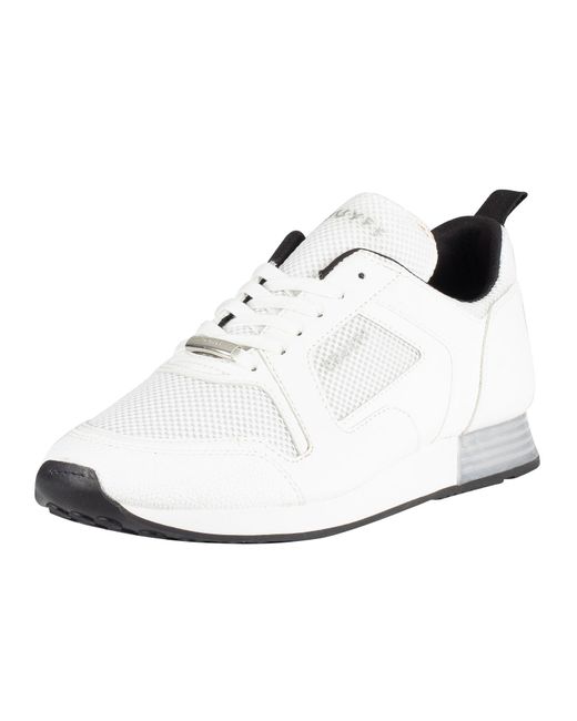 Cruyff Lusso Leather Trainers in White for Men | Lyst Canada