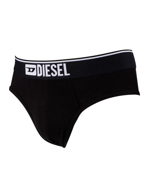 DIESEL Black 3 Pack Andre Briefs for men