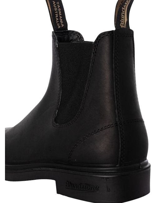 Blundstone Black Classic Leather Chelsea Boots for men
