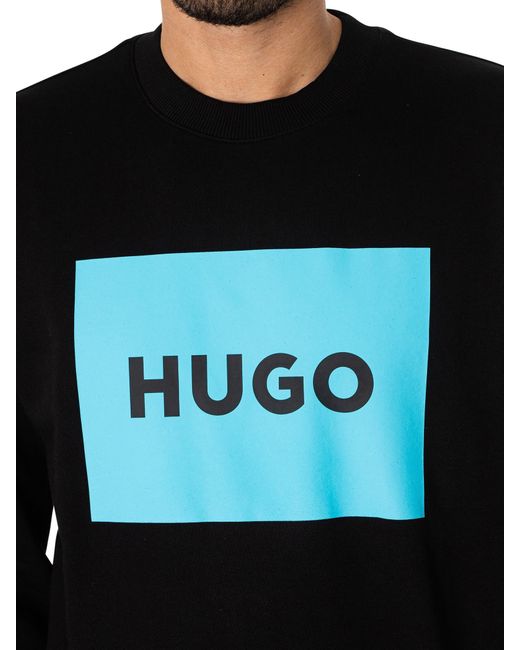 HUGO Black Duragol222 Sweatshirt for men
