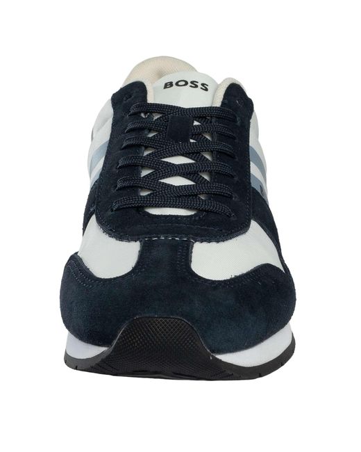 Boss Blue Levon Runn Trainers for men