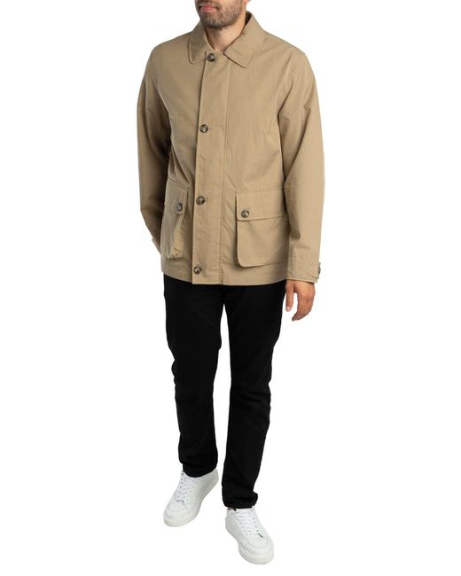 Gant Natural Cotton Blend Barn Jacket for men
