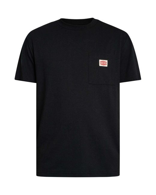 Deus Ex Machina Black Parts & Service Pocket T-shirt for men