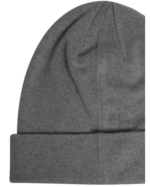 Lyle & Scott Gray Cotton Merino Beanie for men