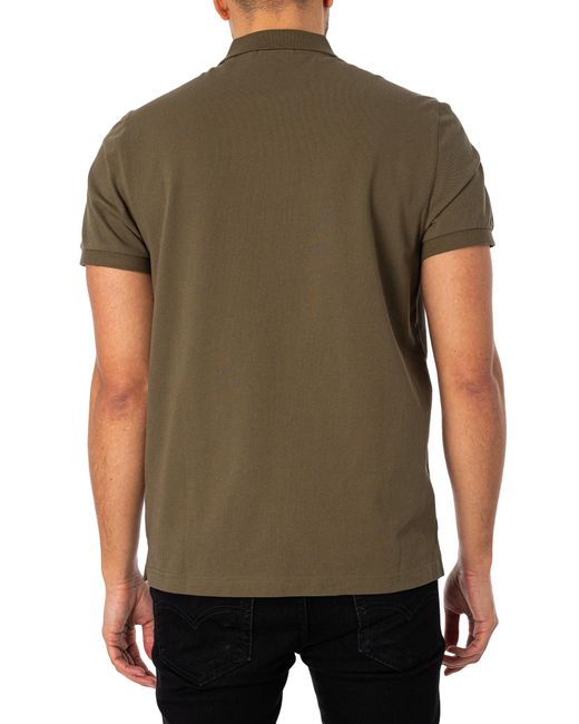 Gant Green Regular Shield Pique Polo Shirt for men