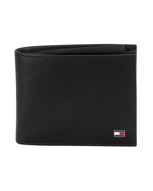 Tommy Hilfiger Black Eton Mini Wallet for men