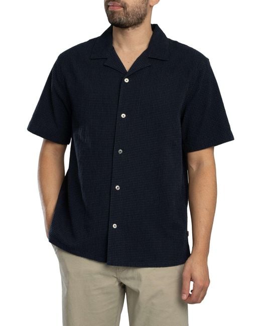 Levi's Black Sunset Short Sleeved Shirt for men