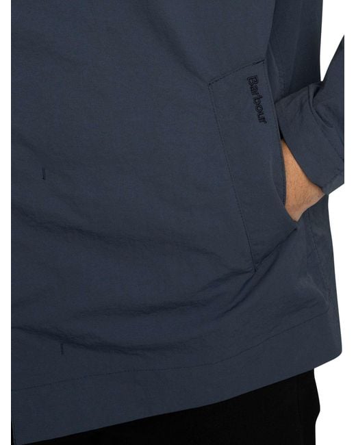 Barbour Blue Short Rokig Showerproof Jacket for men