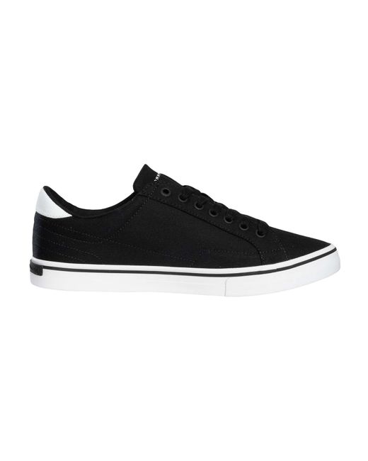Tommy Hilfiger Black Core Long Lace Trainers for men