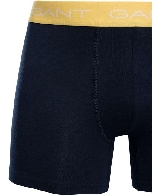 Gant Blue 3 Pack Boxer Briefs for men