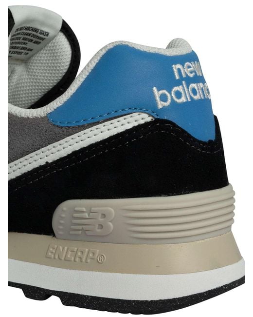 New Balance Blue 574 Suede Trainers for men