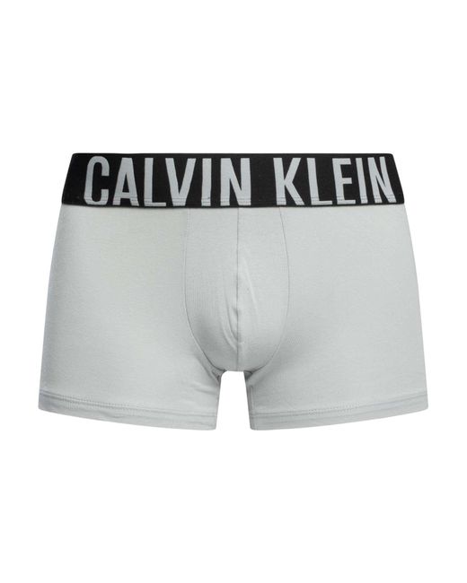 Calvin Klein White 3 Pack Intense Power Trunks for men