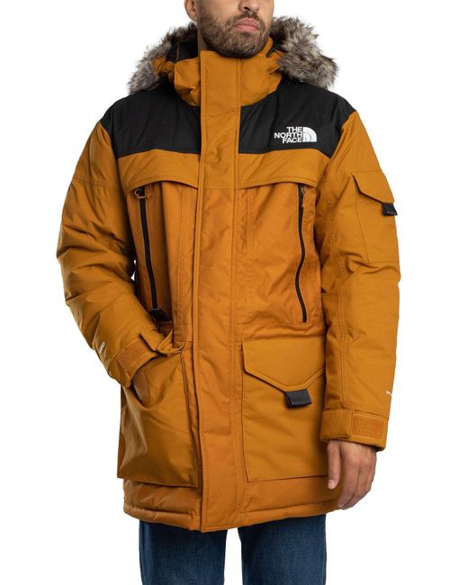 The North Face Orange Mcmurdo Parka Jacket for men