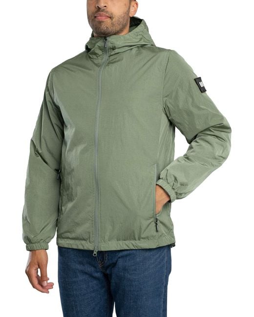 Weekend Offender Green Technician Face Mask Jacket for men