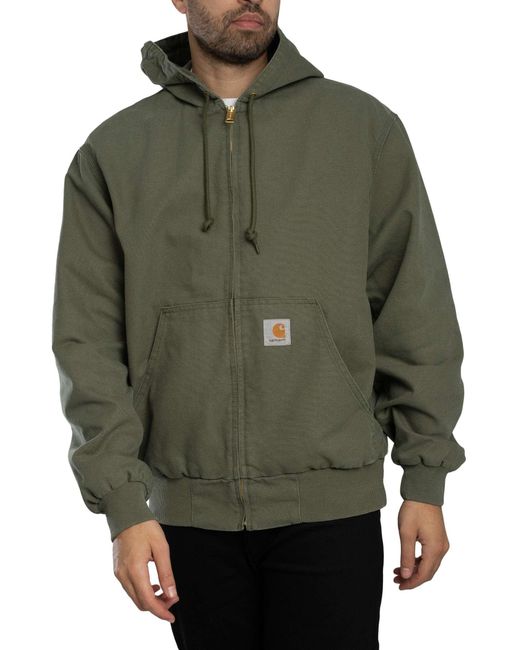 Carhartt Green Active Jacket for men