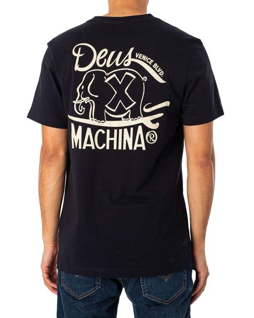 Deus Ex Machina Black Hefferlump T-shirt for men