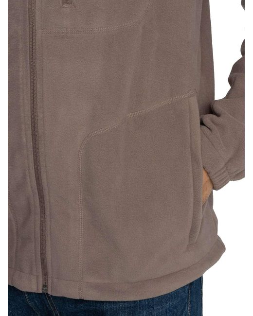 Columbia Gray Fast Trek Zip Fleece for men