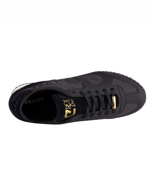 Cruyff trainers black and hot sale gold